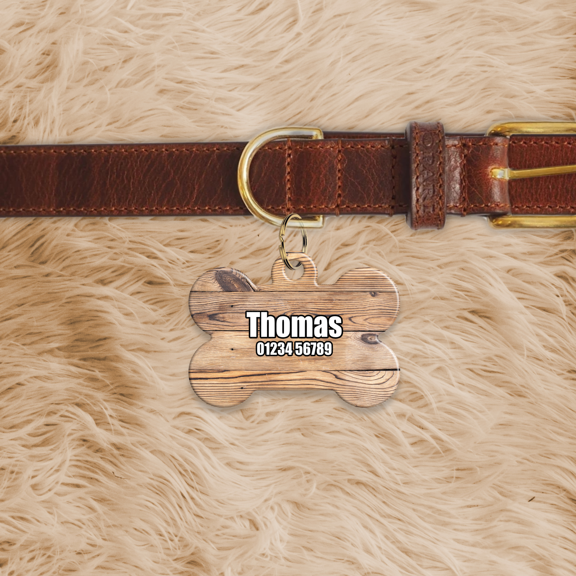 Bone Shaped Dog Tag - Image 2