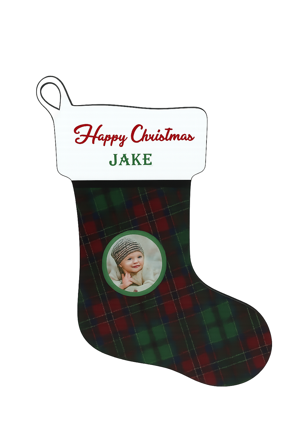DS Christmas stocking bauble hanging tree decoration seasonal gift personalised - Image 2