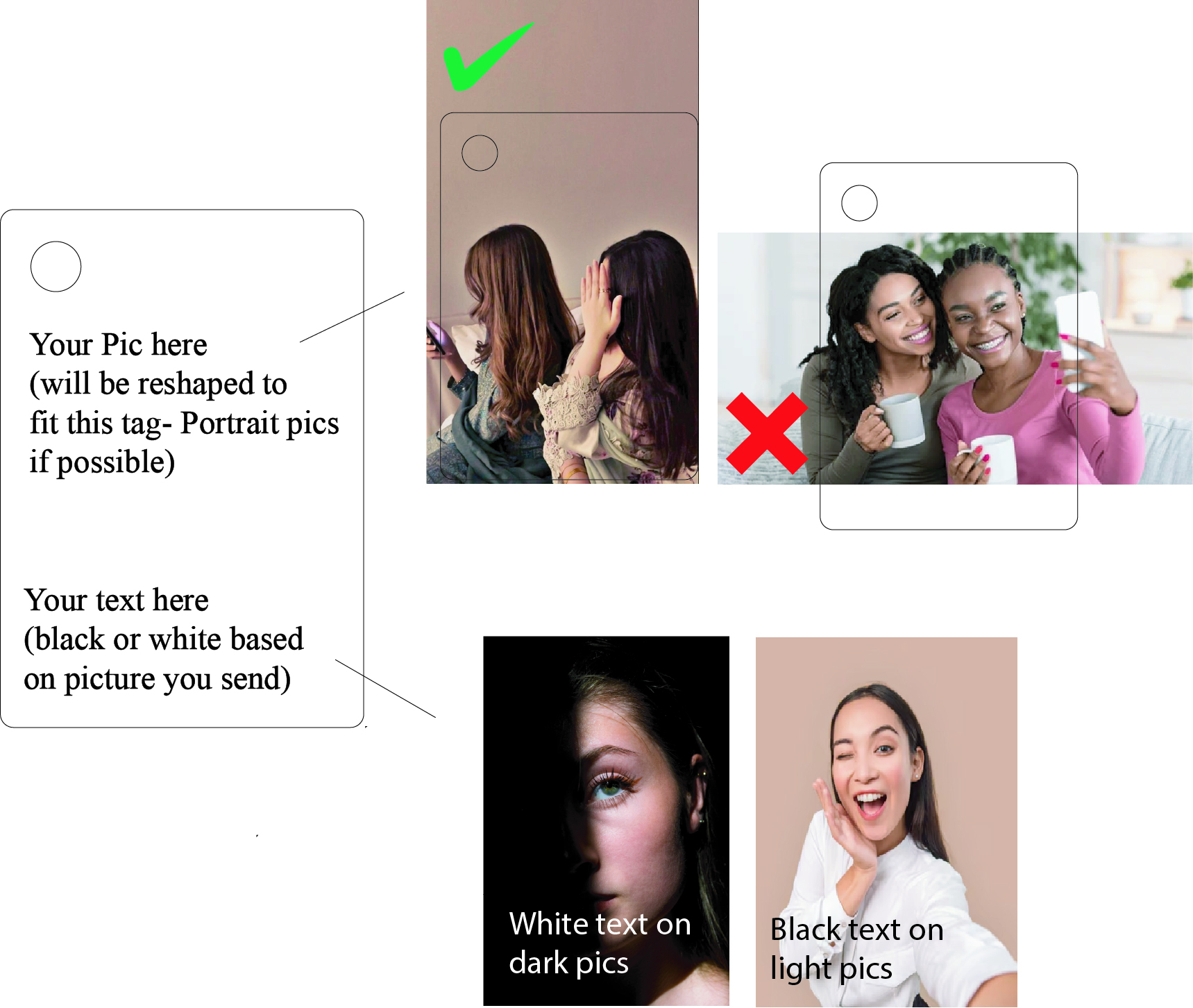 Custom Keyring Wedding Birthday Couple Bff Pet Personalised - Image 2